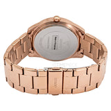 Guess G-Twist Rose Gold Dial Rose Gold Steel Strap Watch for Women - W1082L3