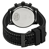 Guess Marina Chronograph Black Dial Black Rubber Strap Watch for Women - W1025L3