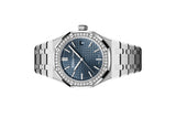 Audemars Piguet Royal Oak Diamonds Light Blue Dial Silver Steel Strap Watch for Women - 15551ST.ZZ.1356ST.04