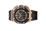 Audemars Piguet Royal Oak Offshore Chronograph Black Dial Black Rubber Strap Watch for Men - 26401RO.OO.A002CA.02