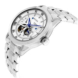 Bulova BVA Series Dual Aperture Silver Dial Silver Steel Strap Watch for Men - 96A118