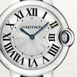 Cartier Ballon Bleu De Cartier Silver Dial Silver Steel Strap Watch for Women - W69011Z4