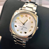 Marc Jacobs Mandy Silver Dial Silver Steel Strap Watch for Women - MJ3572