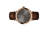 IWC Portofino Automatic Grey Dial Brown Leather Strap Watch for Men - IW356511