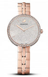 Swarovski Cosmopolitan Diamond Powder Silver Dial Rose Gold Steel Strap Watch for Women - 5517803