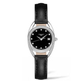 Longines Equestrian Arche Quartz Diamond Black Dial Watch for Women - L6.136.0.57.0