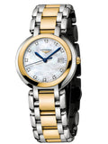 Longines PrimaLuna Quartz Diamonds Mother of Pearl Dial Two Tone Steel Strap Watch for Women - L8.110.5.93.6