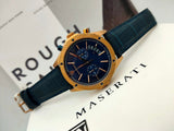 Maserati Circuito Blue Dial Blue Leather Strap Watch For Men - R8871627002