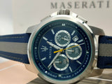 Maserati Royale 44mm Stainless Steel Fiber Strap Watch For Men - R8871637001