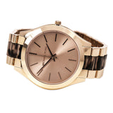 Michael Kors Runway Rose Gold Dial Two Tone Steel Strap Watch for Women - MK4301