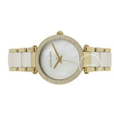 Michael Kors Parker Mother of Pearl Dial Two Tone Steel Strap Watch for Women - MK6400