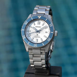 Seiko Prospex Diver 140th Anniversary Limited Edition White Dial Silver Steel Strap Watch For Men - SPB213J1