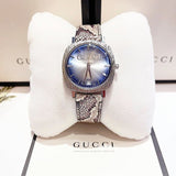 Gucci Grip Vintage Silver Stainless Steel Quartz Unisex Watch 35mm - YA152401