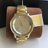 Michael Kors Kinley Gold Dial Gold Steel Strap Watch for Women - MK6209