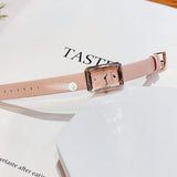 Swarovski Uptown Pink Dial Pink Leather Strap Watch for Women - 5547719