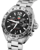 Tag Heuer Formula 1 Quartz Black Dial Silver Steel Strap Watch for Men - WAZ111A.BA0875