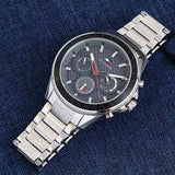 Tommy Hilfiger Aiden Chronograph Quartz Grey Dial Silver Steel Strap Watch For Men - 1791857