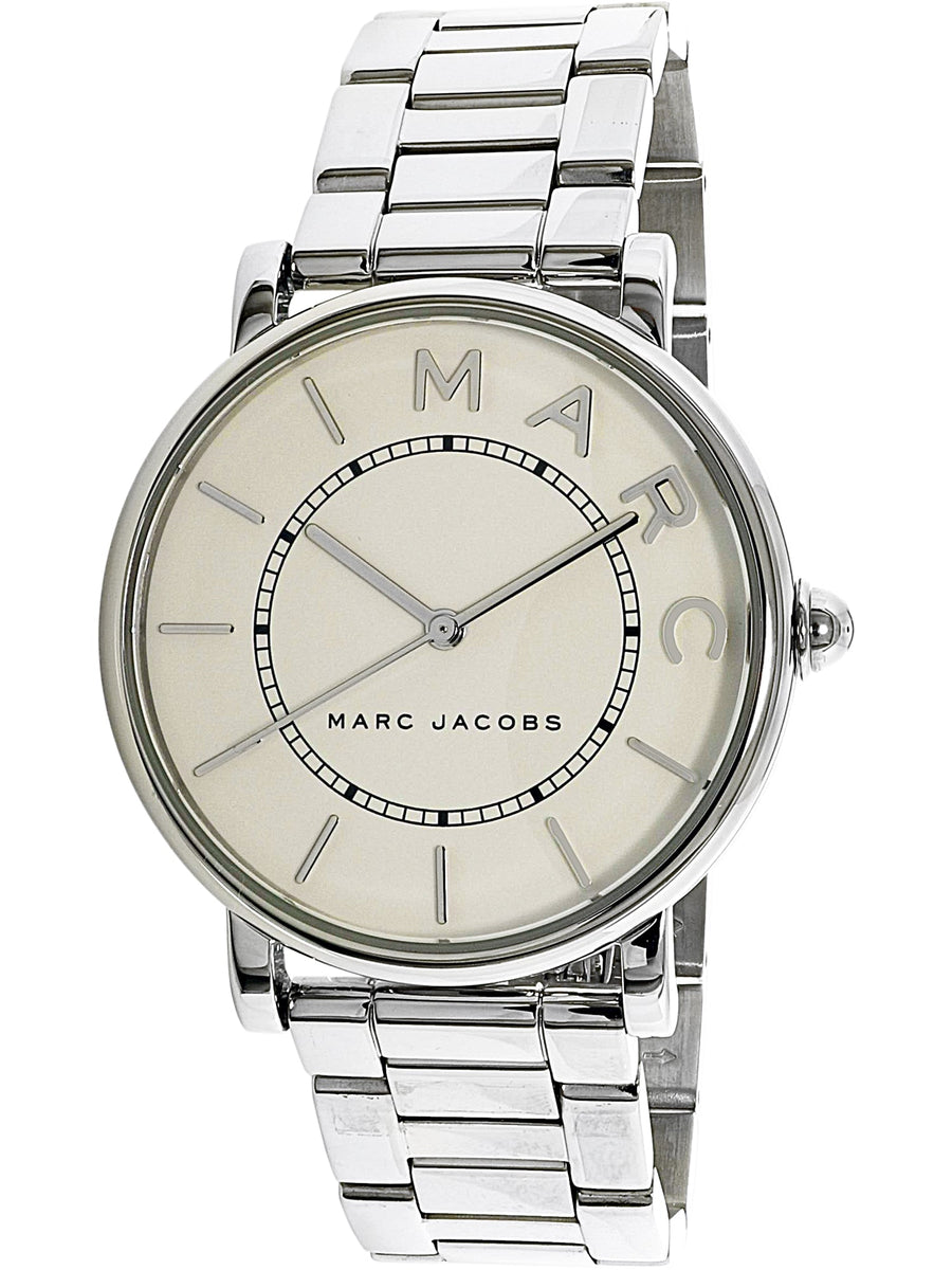 Marc Jacobs Roxy White Dial Silver Steel Strap Watch for Women - MJ3521
