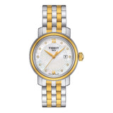 Tissot T Classic Bridgeport Mother of Pearl Dial Two Tone Steel Strap Watch For Women - T097.010.22.116.00