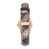 Burberry The City Pink Dial Brown Leather Strap Watch for Women - BU9236