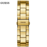 Guess G-Twist Gold Dial Gold Steel Strap Watch for Women - W1082L2