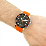 Tissot Seastar 1000 Chronograph Black Dial Orange Rubber Strap Watch For Men - T120.417.17.051.01