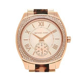 Michael Kors Bryn Rose Gold Dial Two Tone Steel Strap Watch For Women - MK6276