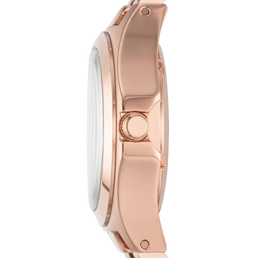 Marc Jacobs Henry Rose Gold Dial Rose Gold Steel Strap Watch for Women - MBM3293