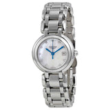 Longines PrimaLuna Mother of Pearl Dial Silver Steel Strap Watch for Women - L8.110.4.87.6