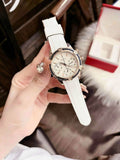 Guess Catalina White Dial White Silicon Strap Watch For Women - W0562L1