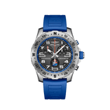 Breitling Endurance Pro Ironman World Championship Grey Dial Blue Rubber Strap Watch for Men - E823103A1M1S1