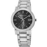 Burberry The City Black Dial Silver Stainless Steel Strap Watch for Women - BU9001