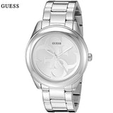 Guess G-Twist Silver Dial Silver Steel Strap Watch for Women - W1082L1