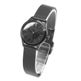 Calvin Klein Minimal Black Dial Black Mesh Bracelet Watch for Women - K3M234B1