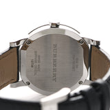 Burberry The City Silver Dial Black Leather Strap Watch for Women - BU9106