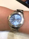 Tag Heuer Aquaracer Professional 200 Quartz Blue Dial Silver Steel Strap Watch for Women - WBP1415.BA0622