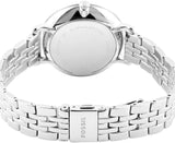 Fossil Jacqueline White Dial Silver Steel Strap Watch for Women - ES3920