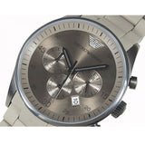 Emporio Armani Sportivo Chronograph Brown Dial Brown Steel Strap Watch For Men - AR5950