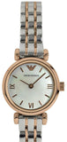 Emporio Armani Mother of Pearl Dial Two Tone Steel Strap Watch For Women - AR1689