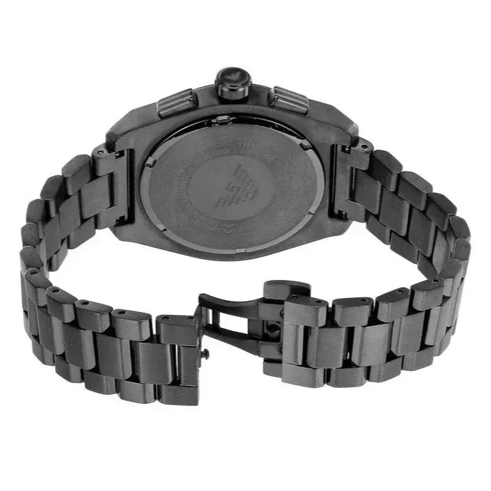 Emporio Armani Analog Chronograph Blue Dial Silver Steel Strap Watch For Men - AR11561