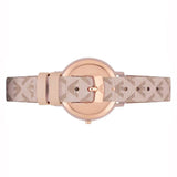 Emporio Armani Kappa Quartz Rose Gold Dial Pink Leather Strap Watch For Women - AR11010