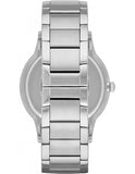 Emporio Armani Renato Quartz Black Dial Silver Steel Strap Watch For Men - AR11179