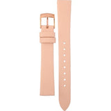 Emporio Armani Kappa Rose Gold & White Dial Beige Nude Leather Strap Watch For Women - AR2510