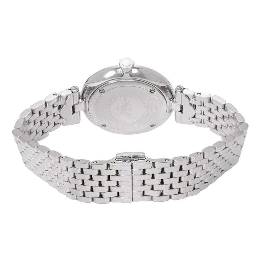 Emporio Armani Arianna Analog White Dial Silver Steel Strap Watch For Women - AR11195