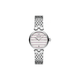 Emporio Armani Arianna Analog White Dial Silver Steel Strap Watch For Women - AR11195