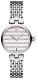Emporio Armani Arianna Analog White Dial Silver Steel Strap Watch For Women - AR11195