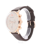 Emporio Armani Aviator Grey Dial Brown Leather Strap Watch For Men - AR11106