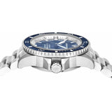 Emporio Armani cBlue Dial Silver Steel Strap Watch for Men - AR60079