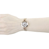 Emporio Armani Chiara Analog White Dial Rose Gold Steel Strap Watch For Women - AR7329