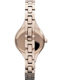 Emporio Armani Chiara Analog White Dial Rose Gold Steel Strap Watch For Women - AR7329